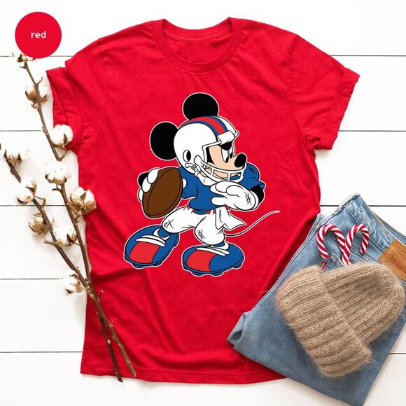Tops - Mickey Mouse Football Shirt, Dsney Football Shirt, Dsneyworld Game Shirt